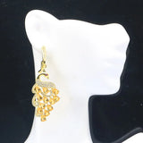 Peacock Golden Citrine Tourmaline CZ Earrings