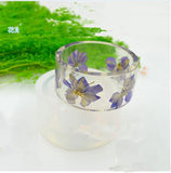 Silicone Round Bracelet Mould For Resin Real Flower DIY Mold