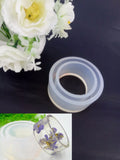 Silicone Round Bracelet Mould For Resin Real Flower DIY Mold