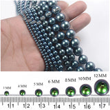 Iridescent Matte Pearl Loose Beads for DIY Jewelry