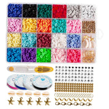 Polymer Clay Heishi Beads Jewelry Making Kit 6mm