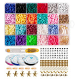 Polymer Clay Heishi Beads Jewelry Making Kit 6mm
