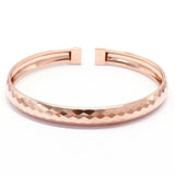 Rose Gold Plated Geometric Charm Bracelet for Women