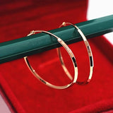 14K Rose Plated Purple Faceted Ear Rings for Women