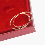 14K Rose Plated Purple Faceted Ear Rings for Women