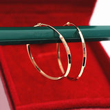 14K Rose Plated Purple Faceted Ear Rings for Women