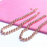 Sparkling 14K Rose Ball Beads String Bracelet for Women