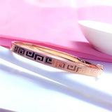 14K Rose Geometric Bracelet for Women Ethnic Glamour Jewelry