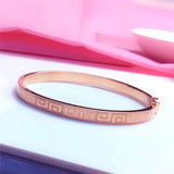 14K Rose Geometric Bracelet for Women Ethnic Glamour Jewelry