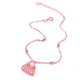 14K Rose Geometric Bracelet for Women - Classic Cutout Jewelry