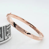 Elegant 14K Rose Geometric Bracelets for Women