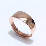 Adjustable 14K Rose Gold Plated Rings for Women