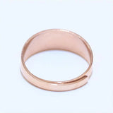 Adjustable 14K Rose Gold Plated Rings for Women