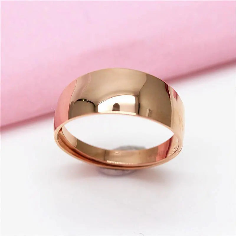 Adjustable 14K Rose Gold Plated Rings for Women
