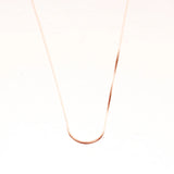 Purple Plated 14K Rose Minimalist Stacking Chains Party Jewelry