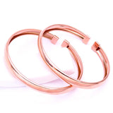 14K Rose Classic Glossy Bracelet Chinese Style Charm Party Jewel