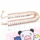 14K Rose Hollow Bracelet Women Charm Wedding Jewelry