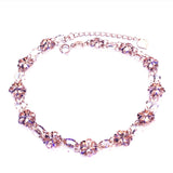14K Rose Flower Bracelet for Women