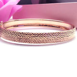 Purple 14K Rose Shining Charm Bracelet Wedding Engagement Women Accessories
