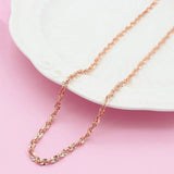 14K Rose Flower Charm Necklace for Women