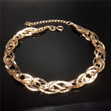 Purple 14K Rose Geometry Bracelet for Women