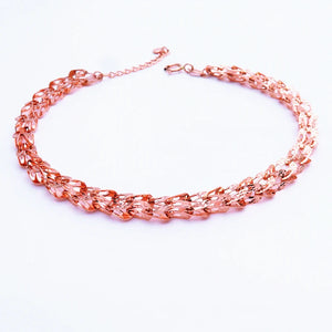 14k Rose Geometric Bracelet Ethnic Style Wedding Jewelry Gift