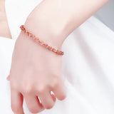 14k Rose Geometric Bracelet Ethnic Style Wedding Jewelry Gift
