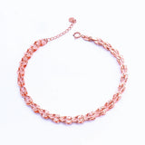 14k Rose Geometric Bracelet Ethnic Style Wedding Jewelry Gift