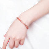 14k Rose Geometric Bracelet Ethnic Style Wedding Jewelry Gift