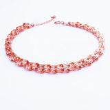 14k Rose Geometric Bracelet Ethnic Style Wedding Jewelry Gift