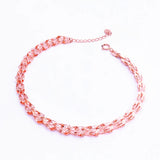14k Rose Geometric Bracelet Ethnic Style Wedding Jewelry Gift