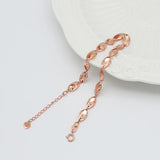Purple Water Drops Bracelets for Women 14K Rose Jewelry Gift