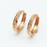 Rose Gold Plated Classic Hoop Earrings for Women