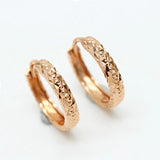 Rose Gold Plated Classic Hoop Earrings for Women