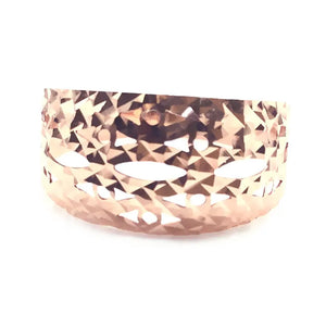14K Purple Rose Vintage Wedding Rings for Couples