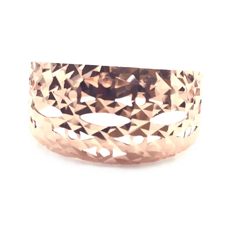 14K Purple Rose Vintage Wedding Rings for Couples