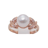 Romantic Butterfly Rings for Women 14K Rose Wedding Jewelry