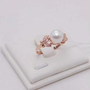 Romantic Butterfly Rings for Women 14K Rose Wedding Jewelry