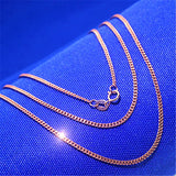 14K Rose Plated Purple Necklace for Women, Clavicle Chain for Daily Wear