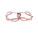 14K Rose Gold Plated Geometric Earrings for Women