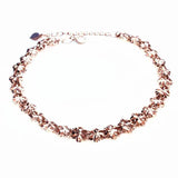 Romantic 14K Rose Gold Flower Bracelet for Women