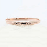 14K Rose Geometric Charm Bracelet Purple Plated for Women