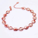 14K Rose Water Bracelet Purple Plated for Women