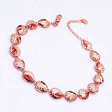 14K Rose Water Bracelet Purple Plated for Women