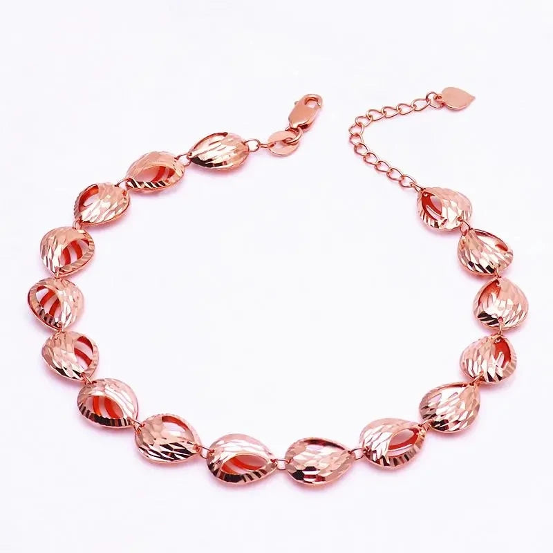14K Rose Water Bracelet Purple Plated for Women