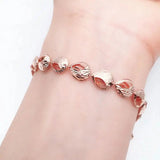 14K Rose Water Bracelet Purple Plated for Women