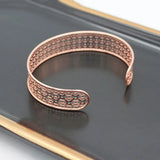 14K Rose Gold Wide Charm Bracelet for Women