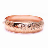 Purple Plated 14K Rose Rhombus Flower Bracelet for Women Wedding