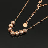Purple Multi-Bead Necklace Pendant Chinese Party Jewelry
