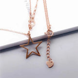 Purple Tassel Pendant Chain Star Necklace for Girlfriend